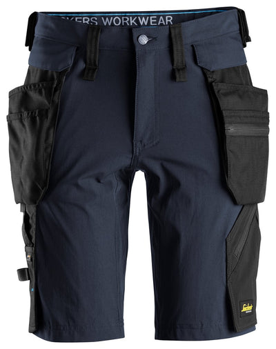 Snickers Navy Lite Work, Shorts+ Detachable Holster Pockets (6108) - Dynamite Hardware