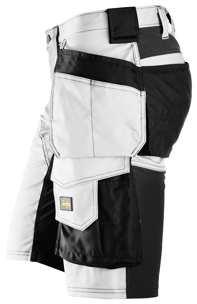 Snickers White AllroundWork, Stretch Shorts Holster Pockets (6141) - Dynamite Hardware