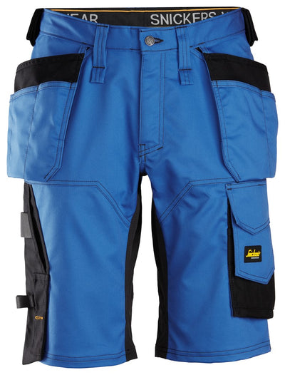 Snickers True Blue AllroundWork, Stretch Loose Fit Work Shorts Holster Pockets (6151) - Dynamite Hardware
