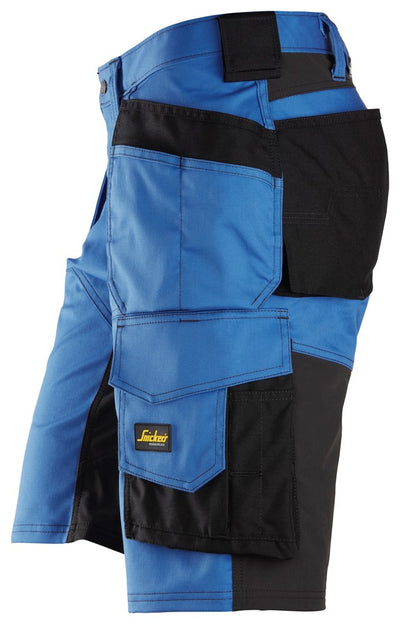 Snickers True Blue AllroundWork, Stretch Loose Fit Work Shorts Holster Pockets (6151) - Dynamite Hardware