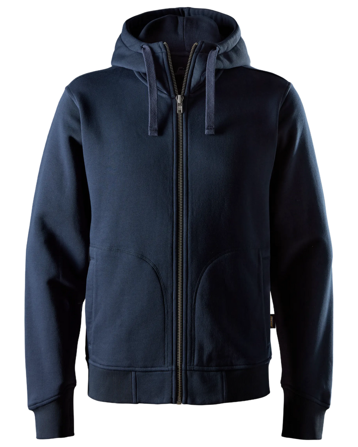 Snickers Navy, Heavy Sweatshirt Full Zip Hoodie (2046) – front view
