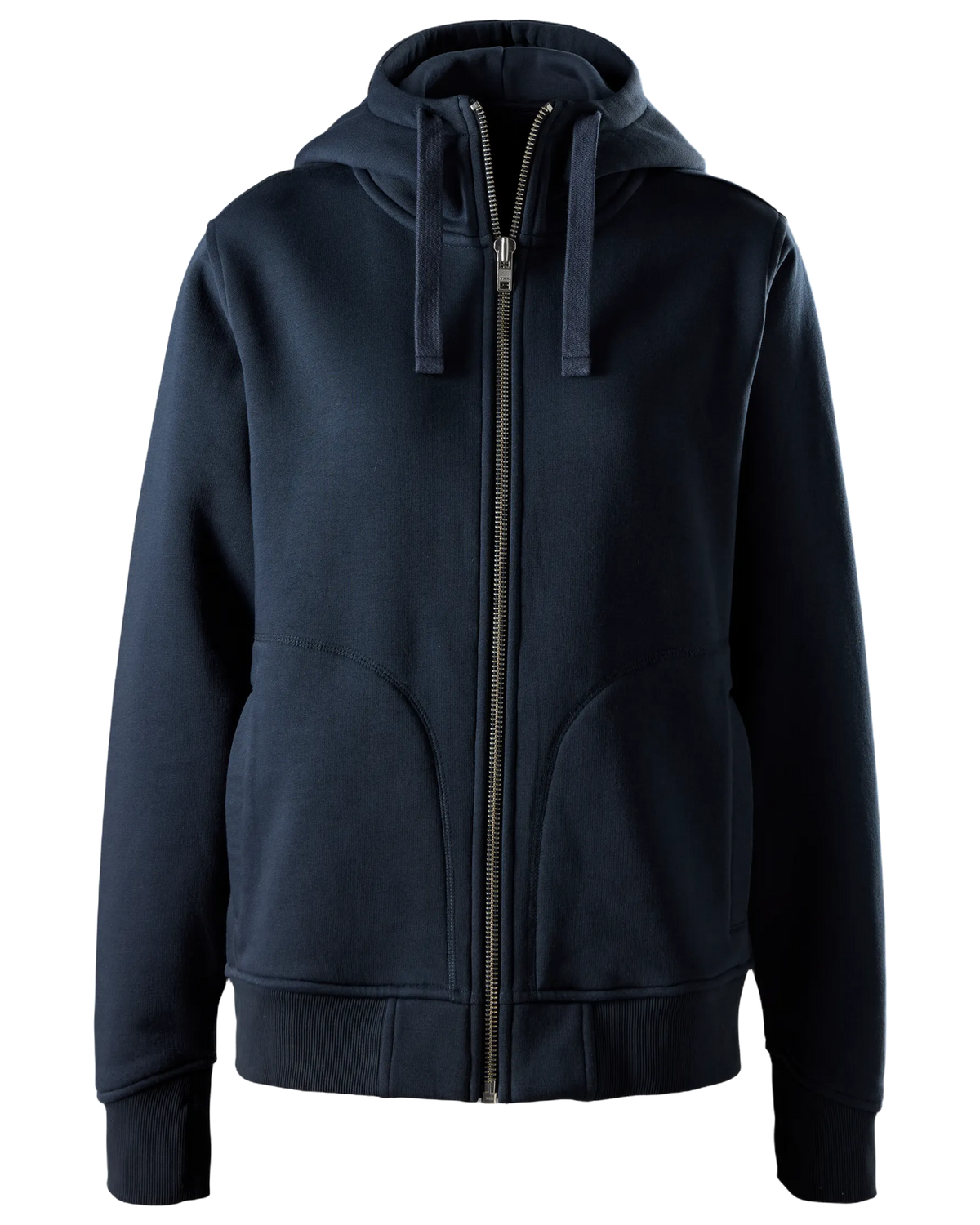 Snickers Navy, Women's Heavy Sweatshirt Full Zip Hoodie (2047) – front view