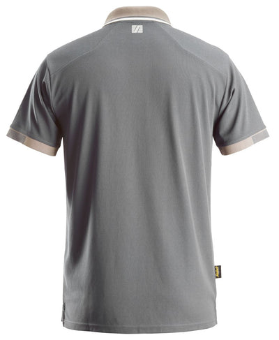 Snickers AllroundWork, 37.5® Short Sleeve Polo Shirt - Grey (2724) - Dynamite Hardware