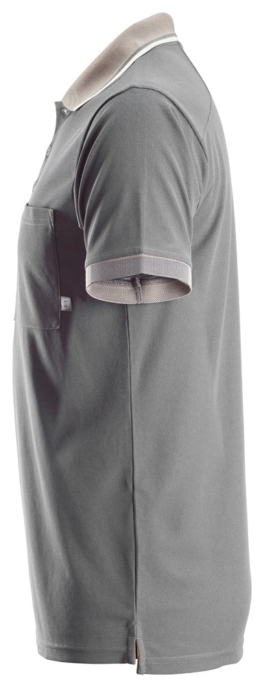 Snickers AllroundWork, 37.5® Short Sleeve Polo Shirt - Grey (2724) - Dynamite Hardware