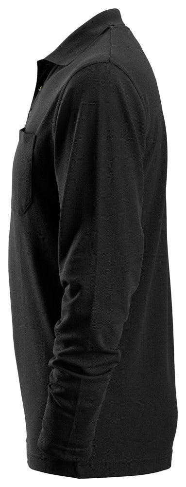 Snickers Long Sleeve Pique Shirt - Black (2608) - Dynamite Hardware