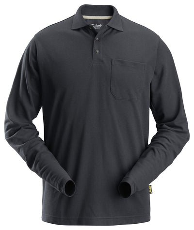 Snickers Long Sleeve Pique Shirt - Steel Grey (2608) - Dynamite Hardware
