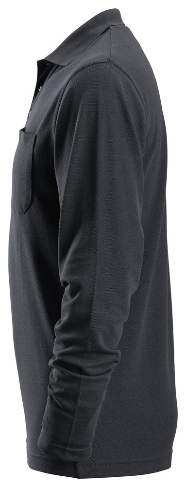 Snickers Long Sleeve Pique Shirt - Steel Grey (2608) - Dynamite Hardware