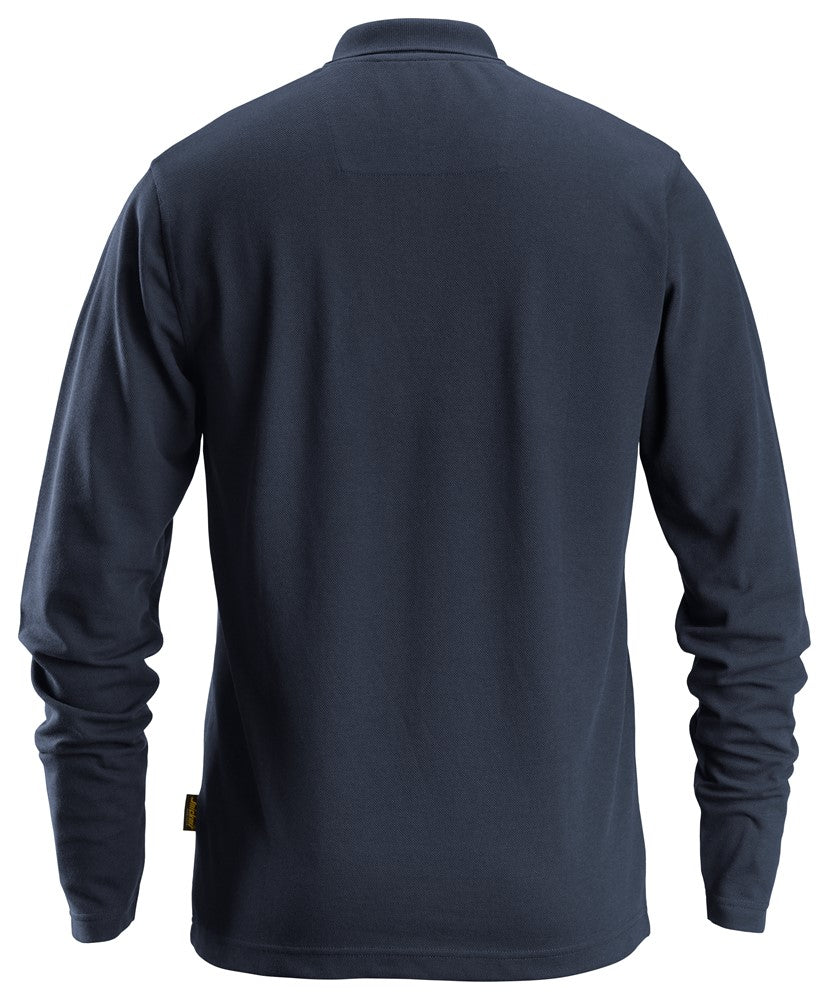 Snickers Long Sleeve Pique Shirt - Navy (2608) - Dynamite Hardware