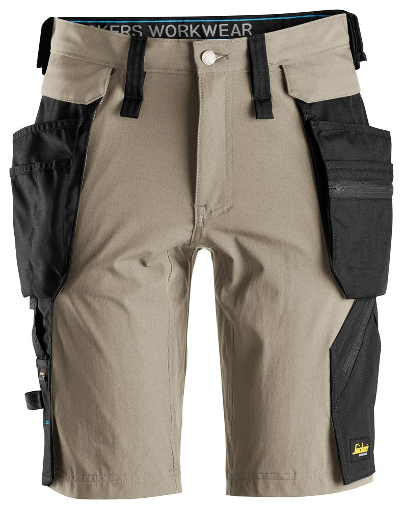 Snickers Khaki Lite Work, Shorts+ Detachable Holster Pockets (6108) - Dynamite Hardware