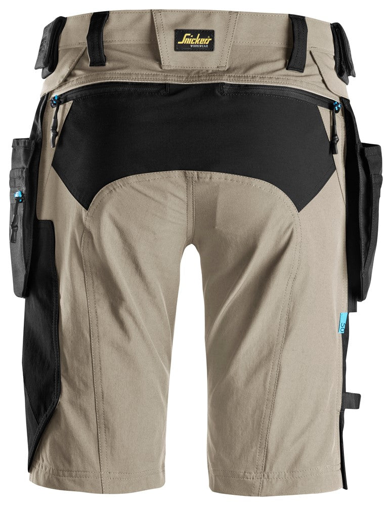 Snickers Khaki Lite Work, Shorts+ Detachable Holster Pockets (6108) - Dynamite Hardware