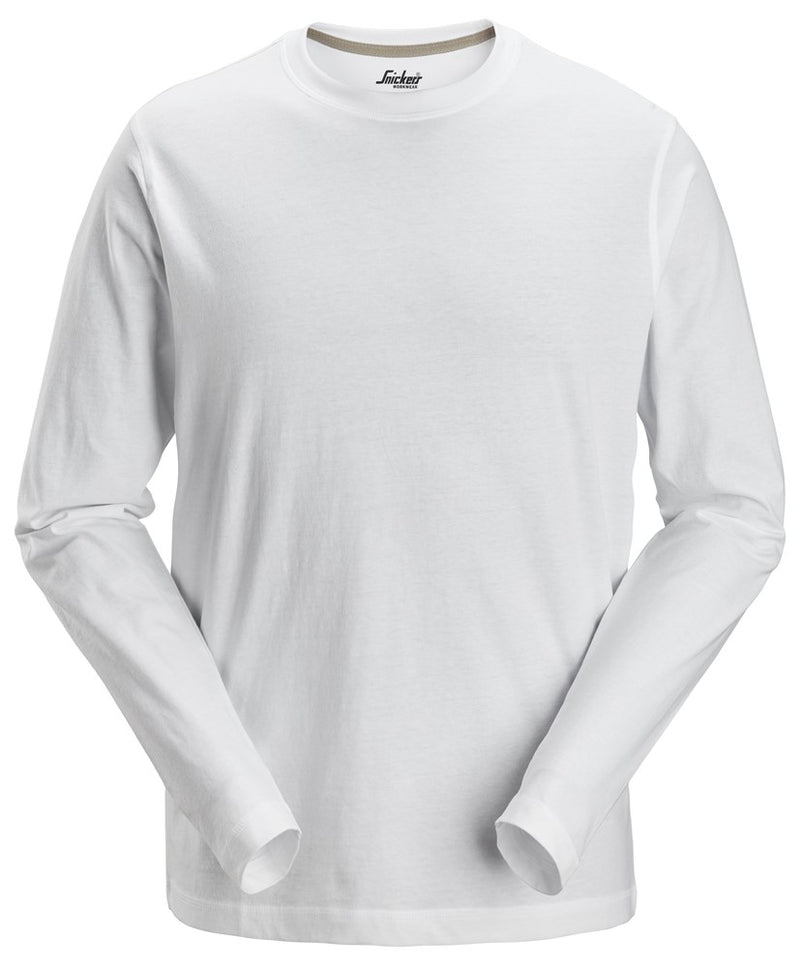 Snicker Long Sleeve T-Shirt -White (2496) - Dynamite Hardware