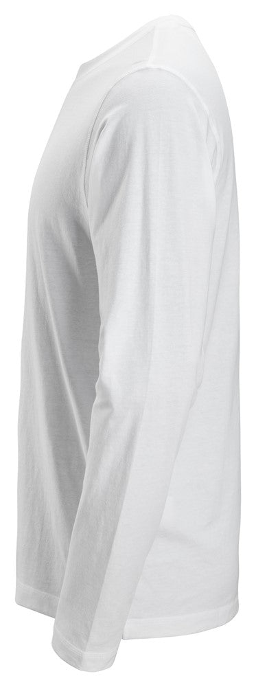 Snicker Long Sleeve T-Shirt -White (2496) - Dynamite Hardware