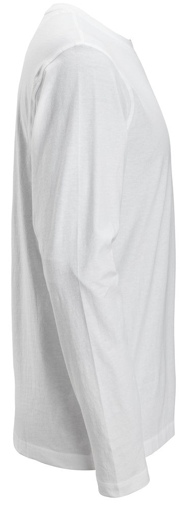 Snicker Long Sleeve T-Shirt -White (2496) - Dynamite Hardware