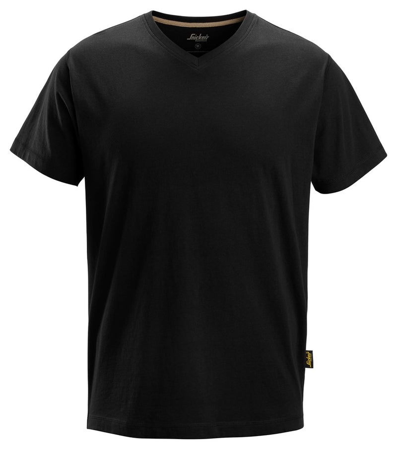 Snicker V-Neck T-Shirt -Black (2512) - Dynamite Hardware