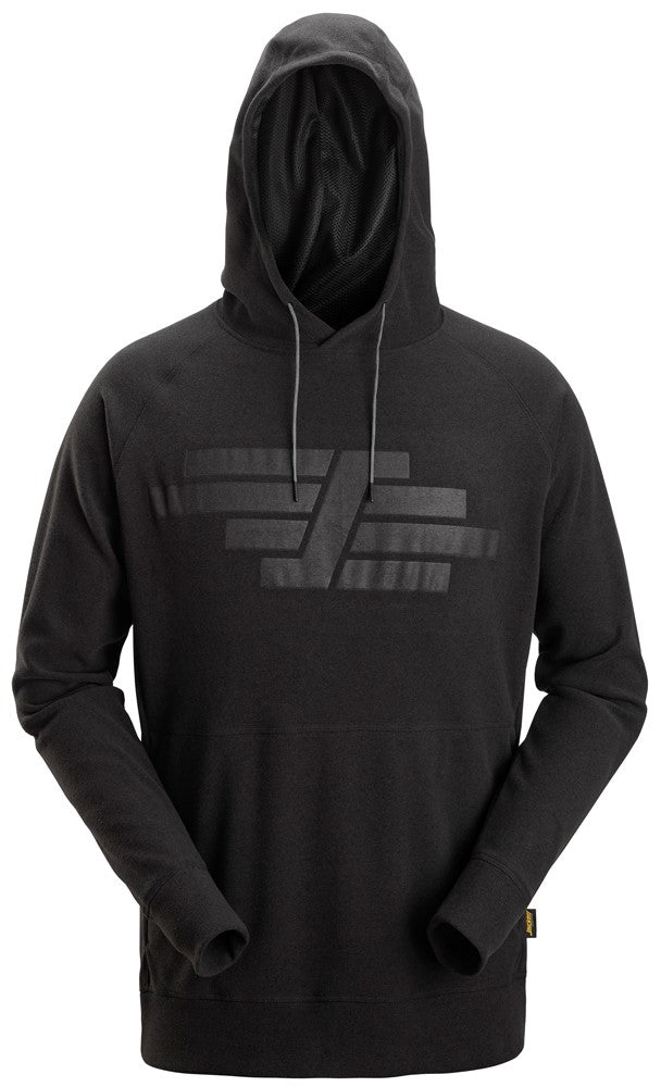 Snickers Allround Work Polartec Terry Hoodie - Black (8075) - Dynamite Hardware