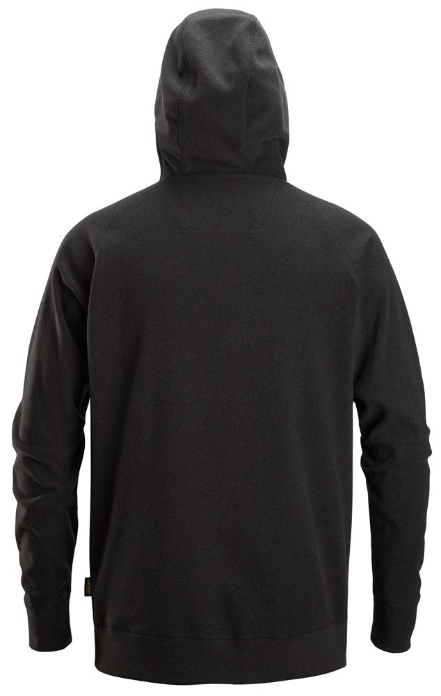 Snickers Allround Work Polartec Terry Hoodie - Black (8075) - Dynamite Hardware