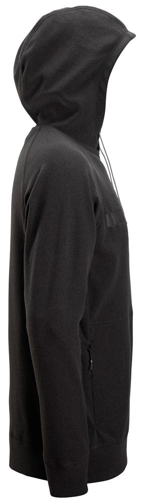Snickers Allround Work Polartec Terry Hoodie - Black (8075) - Dynamite Hardware