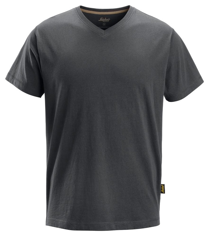 Snicker V-Neck T-Shirt -Steel Grey (2512) - Dynamite Hardware