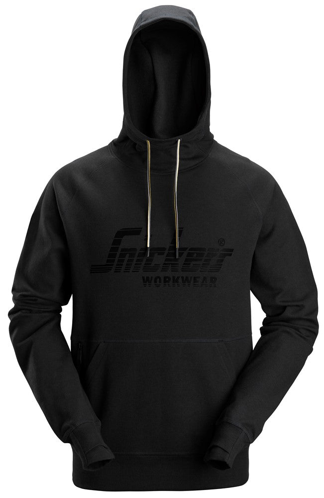 Snickers Logo Hoodie Black (2894) - Dynamite Hardware