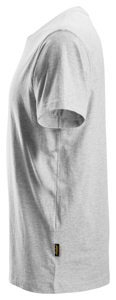 Snicker V-Neck T-Shirt -Grey Melange (2512) - Dynamite Hardware