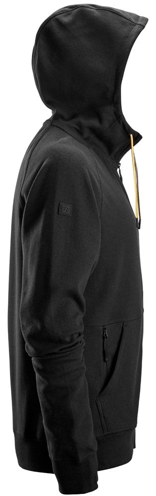 Snicker Logo Full Zip Hoodie - Black (2895) - Dynamite Hardware