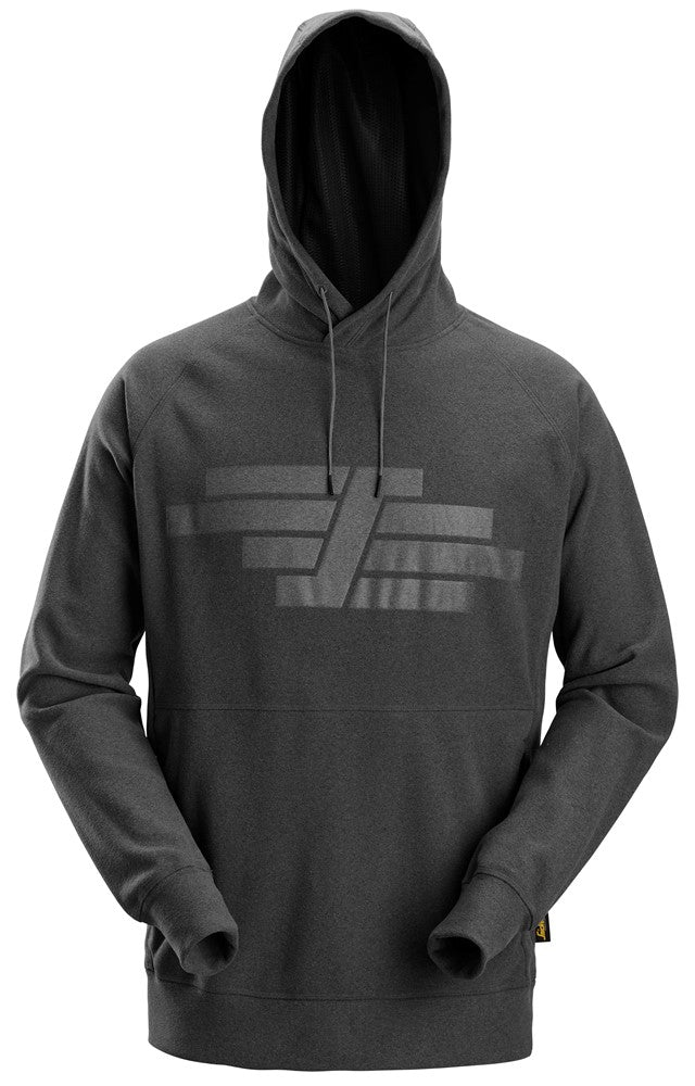 Snickers Allround Work Polartec Terry Hoodie - Steel Grey (8075) - Dynamite Hardware