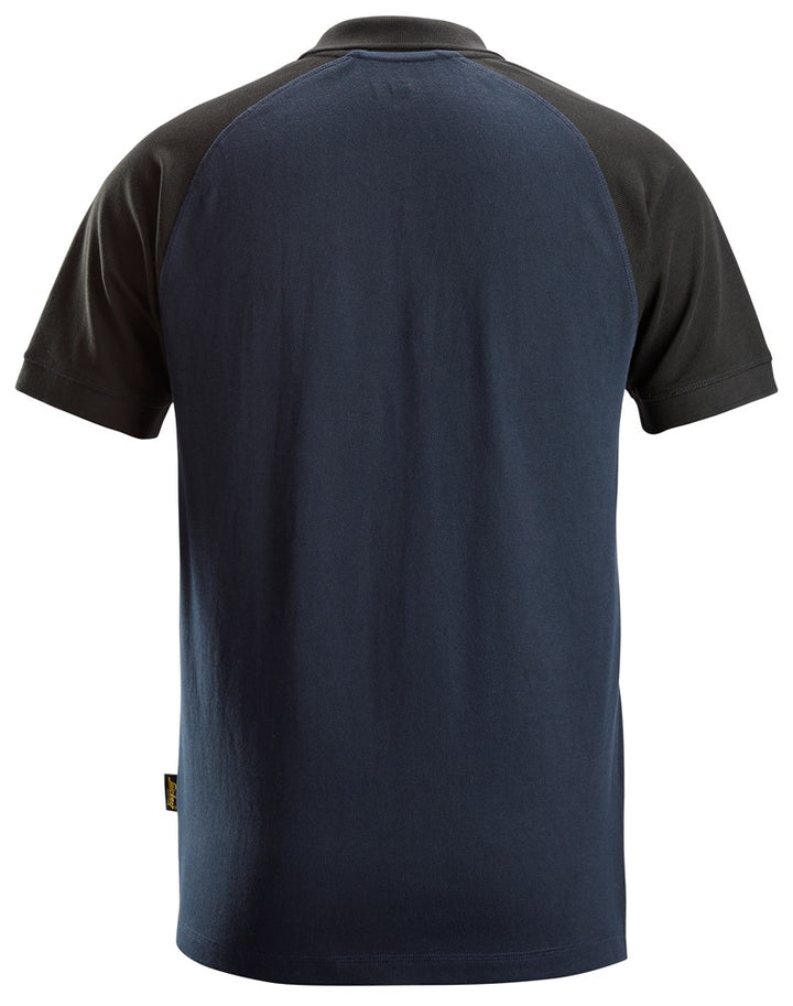 Snickers Two-Coloured Polo Shirt Navy/Black - Dynamite Hardware