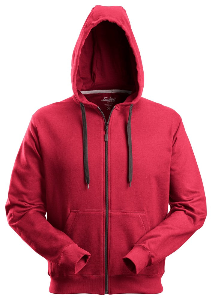 Snicker Zip Hoodie - Chili Red (2801) - Dynamite Hardware