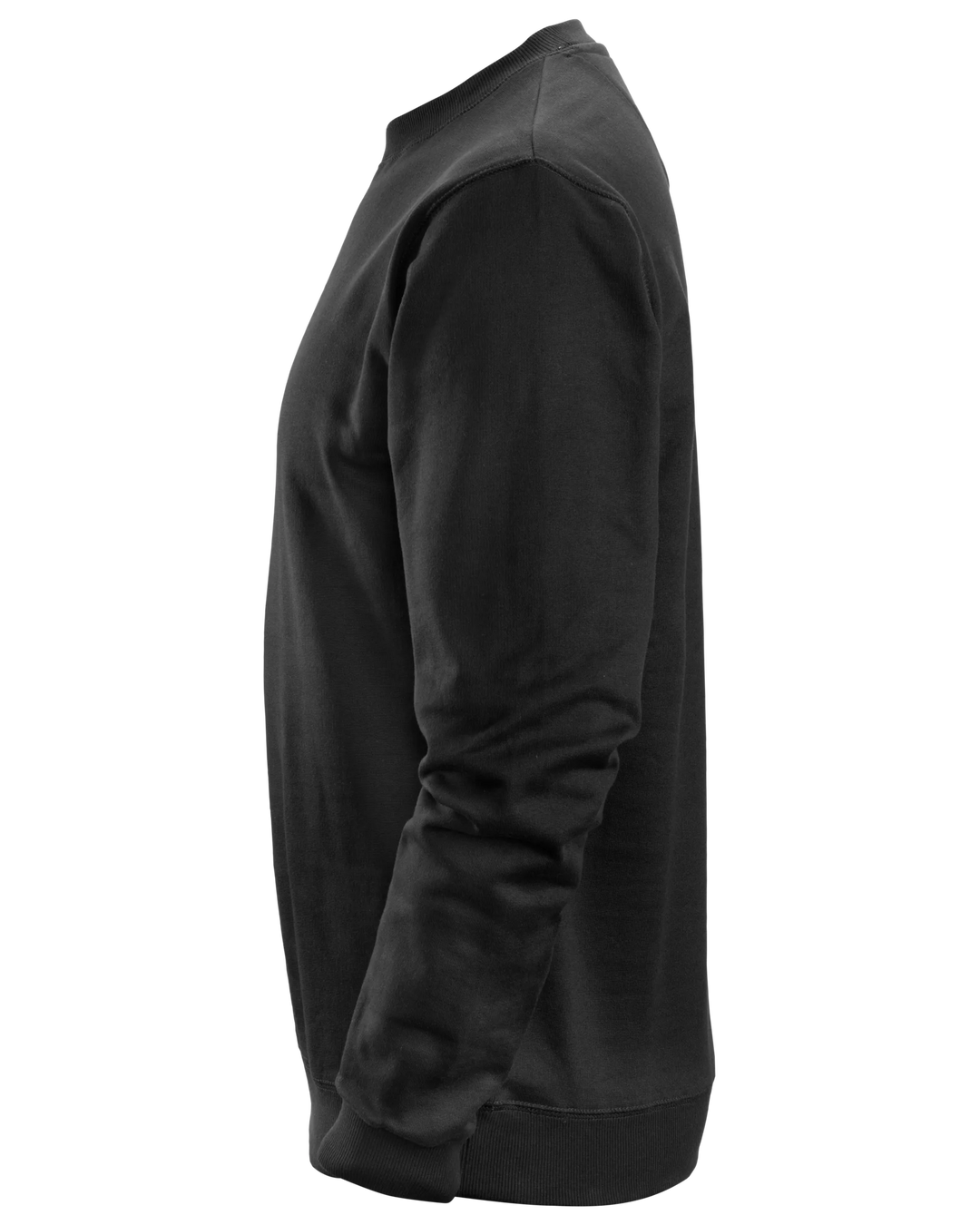 Snickers Black, Crew Neck Work Sweatshirt (2810) – left side view