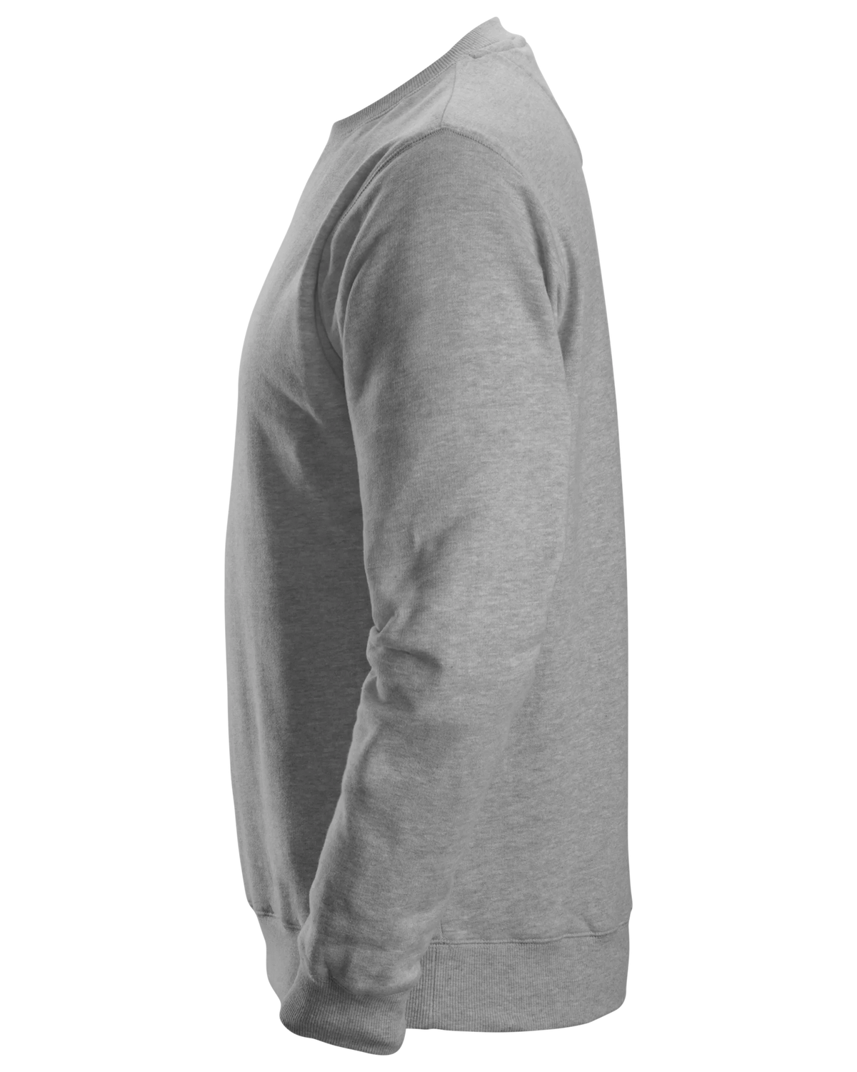 Snickers Grey, Crew Neck Work Sweatshirt (2810) – left side view