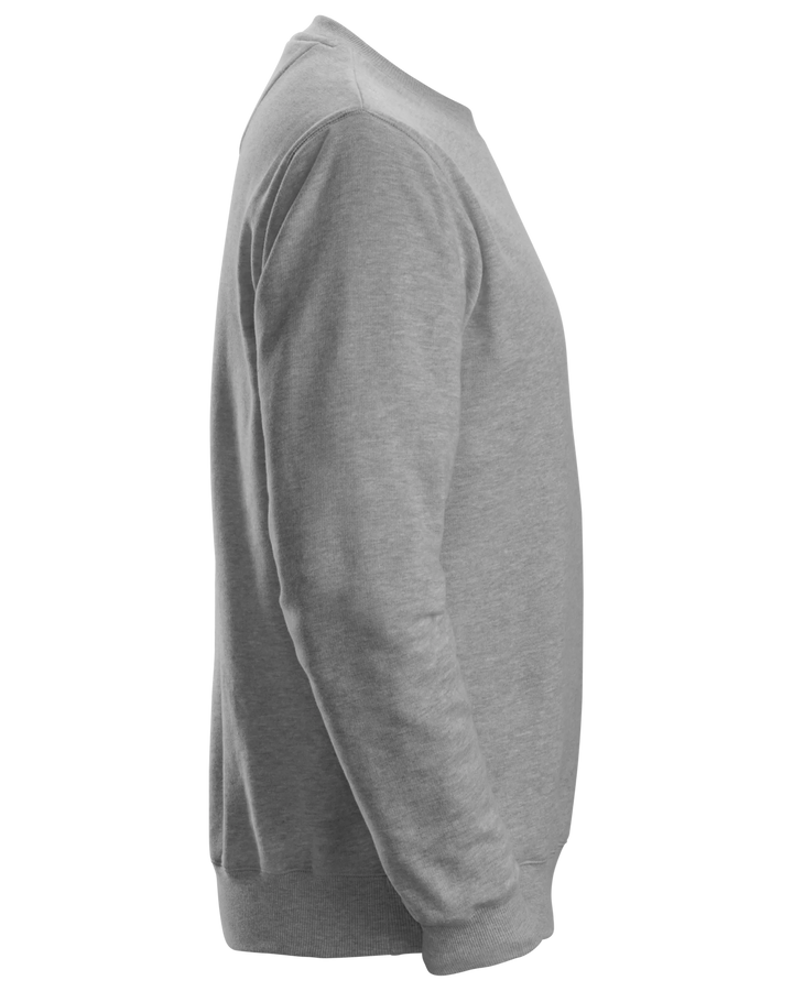 Snickers Grey, Crew Neck Work Sweatshirt (2810) – right side view