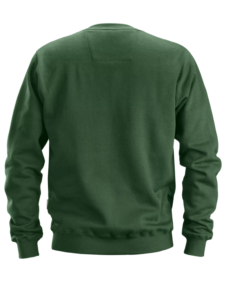 Snickers Forest Green, Crew Neck Work Sweatshirt (2810) – back view