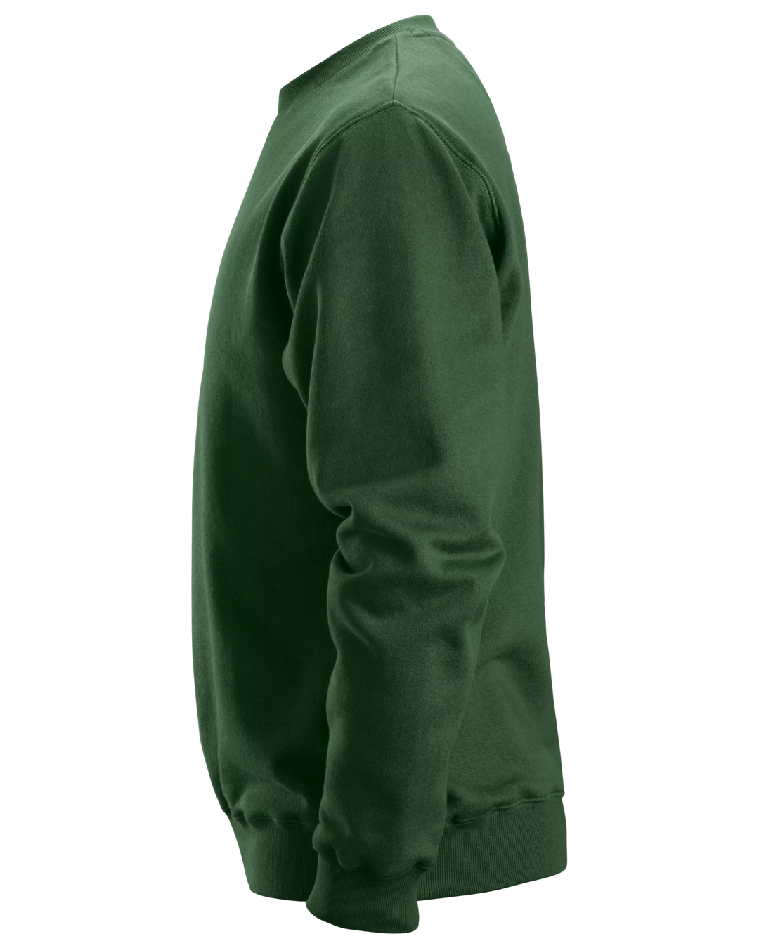 Snickers Forest Green, Crew Neck Work Sweatshirt (2810) – left side view