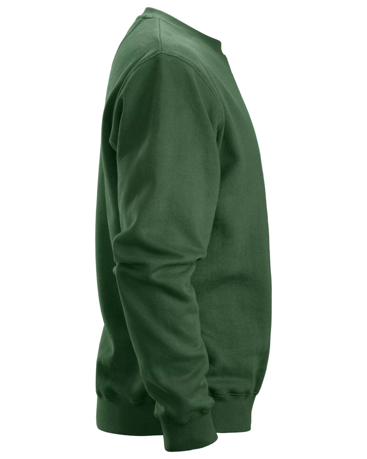Snickers Forest Green, Crew Neck Work Sweatshirt (2810) – right side view