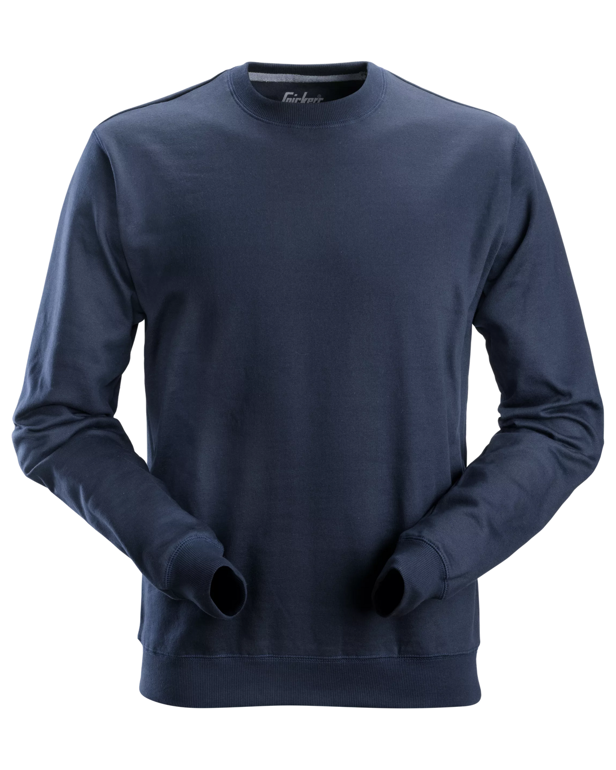 Snickers Navy, Crew Neck Work Sweatshirt (2810) – front view