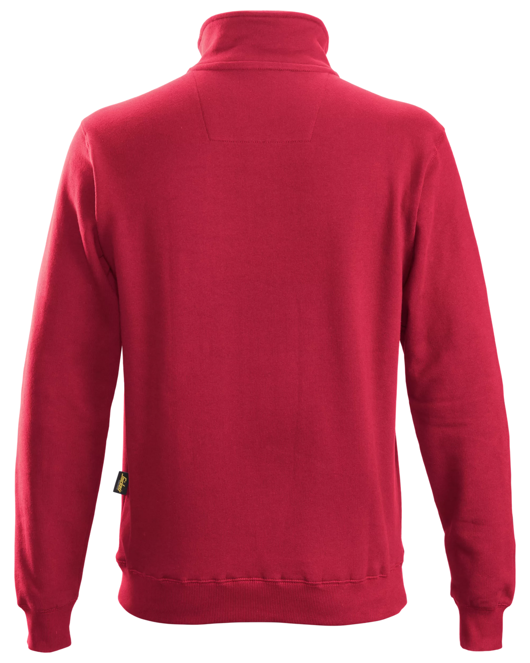 Snickers Chili Red, Half-Zip Sweatshirt (2818) – back view