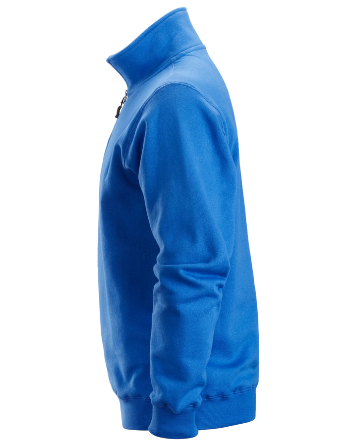 Snickers True Blue, Half-Zip Sweatshirt (2818) – left side view