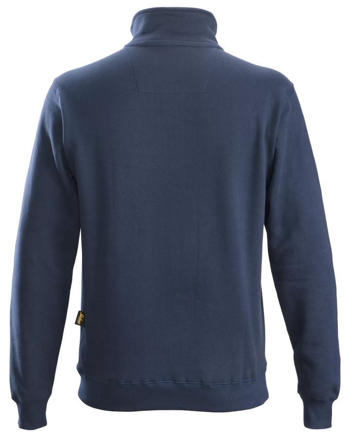 Snickers Navy, Half-Zip Sweatshirt (2818) – back view