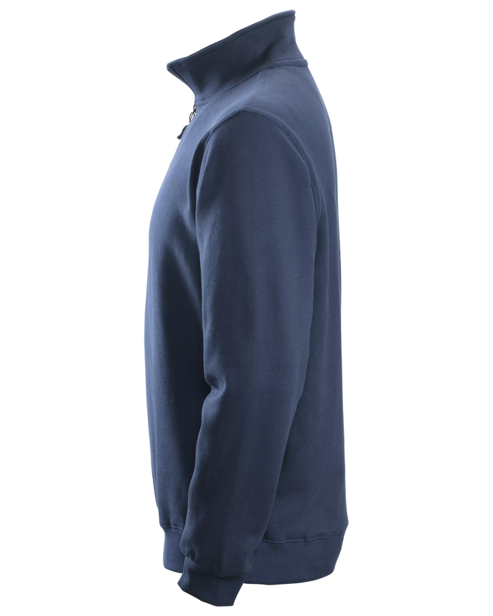Snickers Navy, Half-Zip Sweatshirt (2818) – left side view