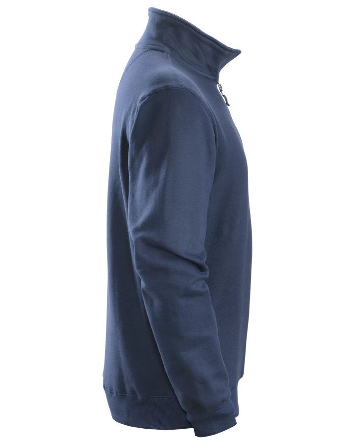 Snickers Navy, Half-Zip Sweatshirt (2818) – right side view