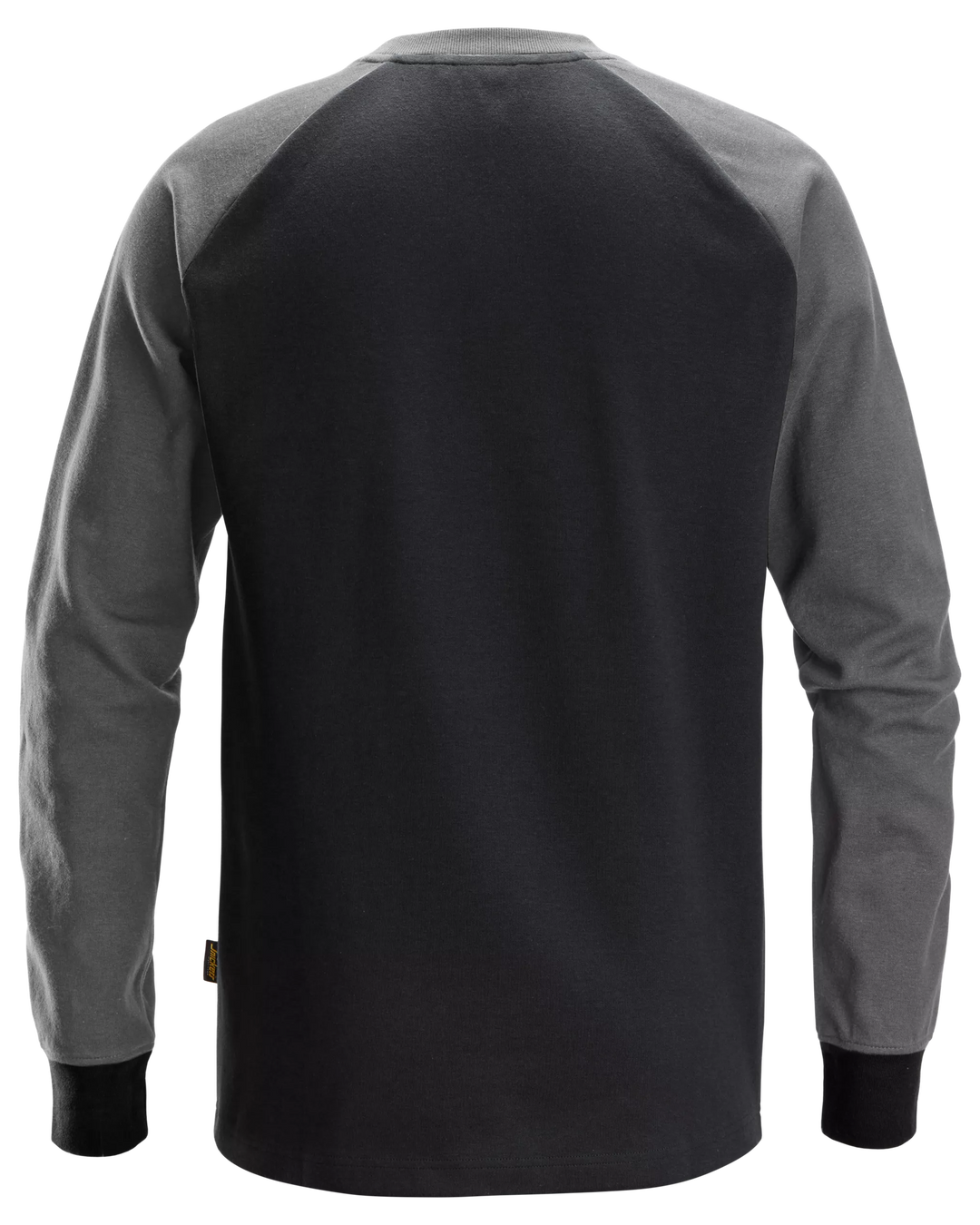 Snickers Black/Steel Grey, Two-Coloured Sweatshirt (2840) – back view