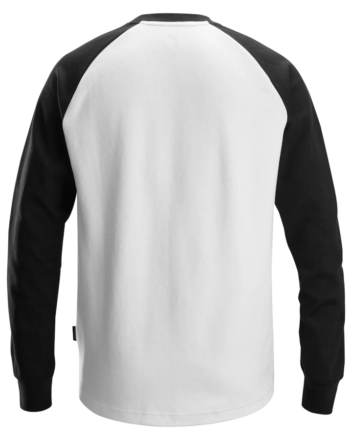 Snickers White, Two-Coloured Sweatshirt (2840) – back view