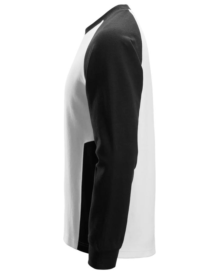 Snickers White, Two-Coloured Sweatshirt (2840) – left side view