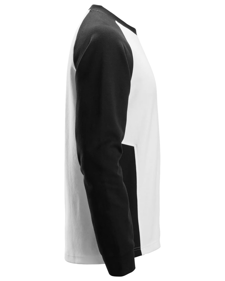 Snickers White, Two-Coloured Sweatshirt (2840) – right side view