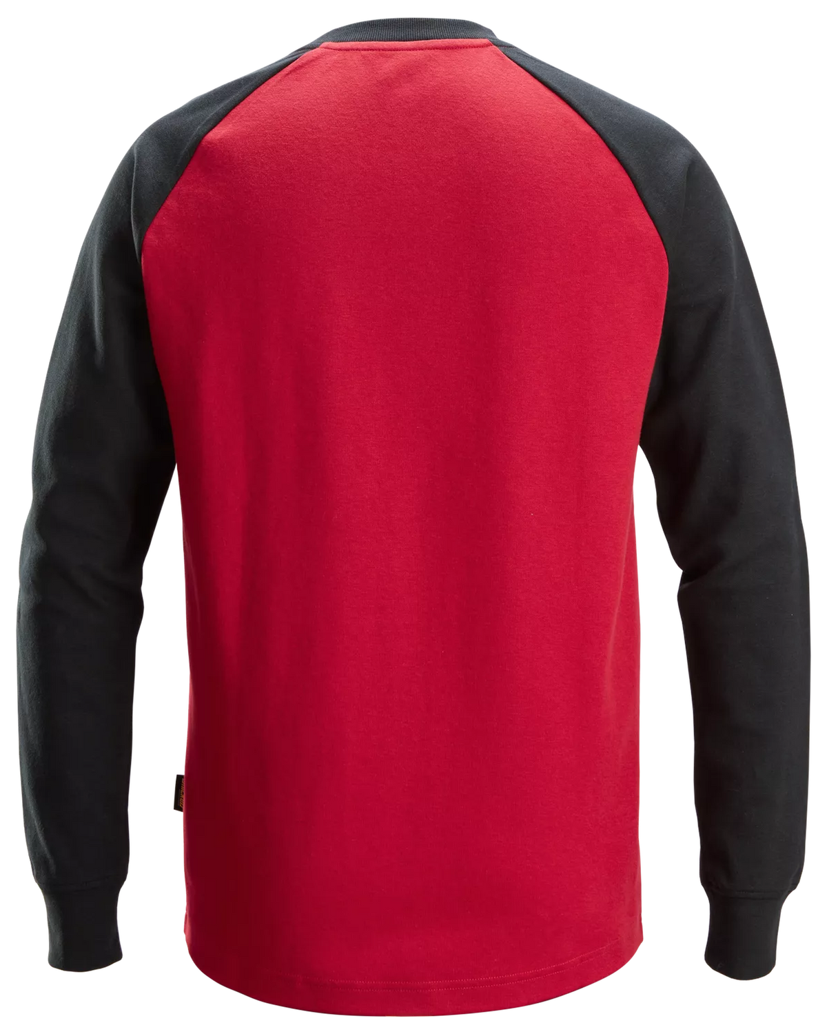 Snickers Chili Red, Two-Coloured Sweatshirt (2840) – back view