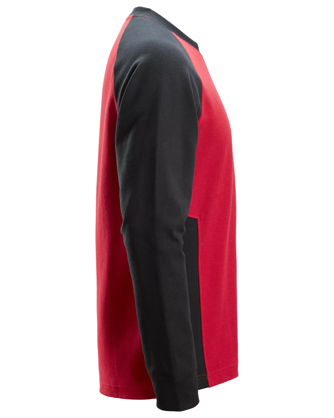 Snickers Chili Red, Two-Coloured Sweatshirt (2840) – right side view