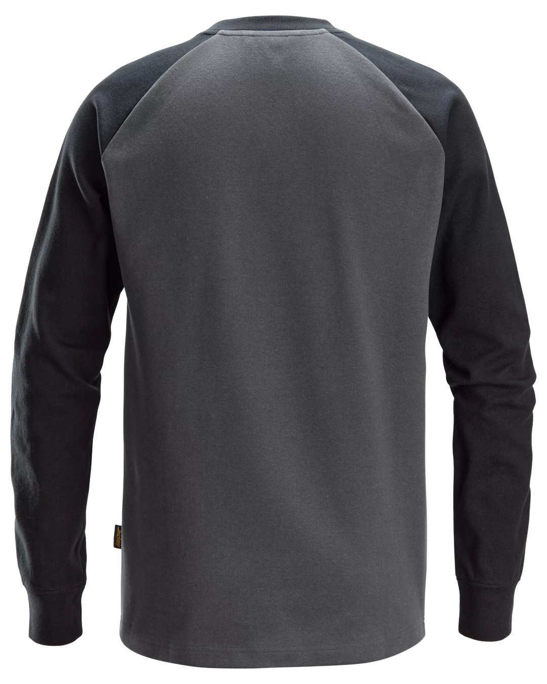 Snickers Steel Grey, Two-Coloured Sweatshirt (2840) – back view