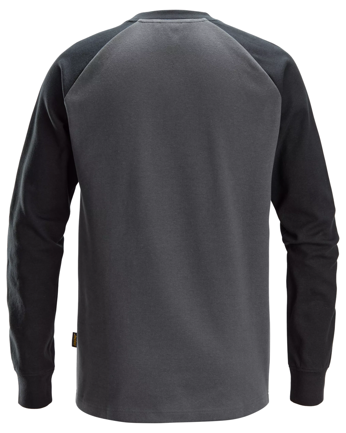 Snickers Steel Grey, Two-Coloured Sweatshirt (2840) – back view