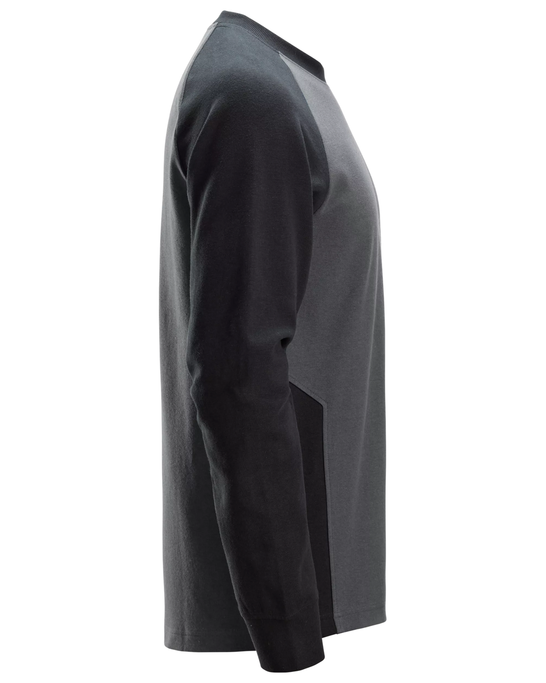 Snickers Steel Grey, Two-Coloured Sweatshirt (2840) – right side view