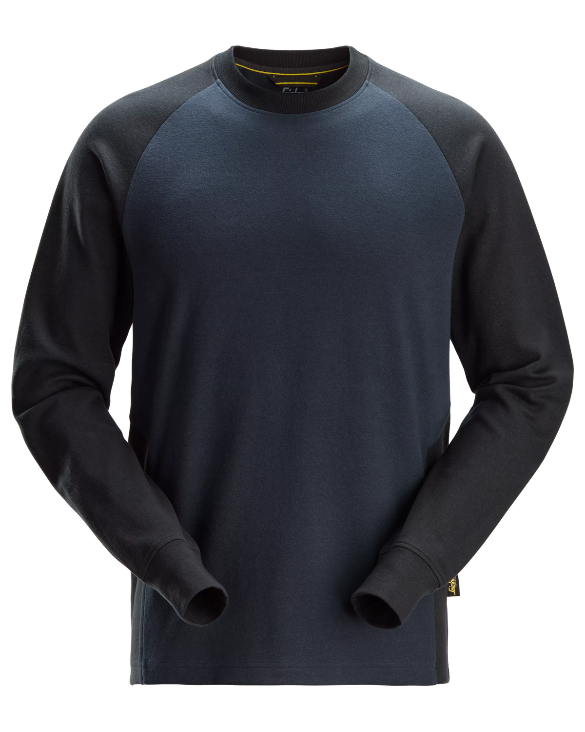 Snickers Navy, Two-Coloured Sweatshirt (2840) – front view